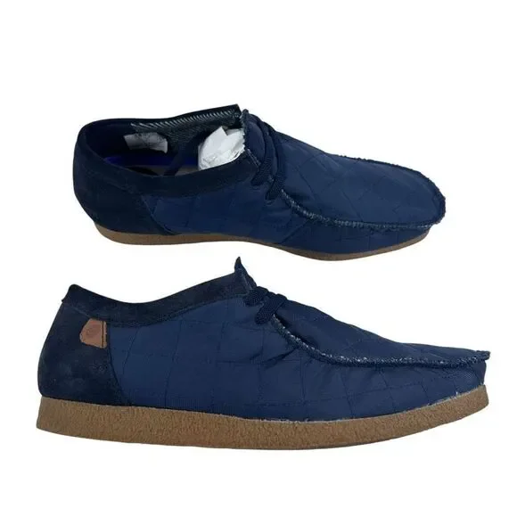 Clark’s Shacre Step II Textile Quilted Moccasins Mens Size 12